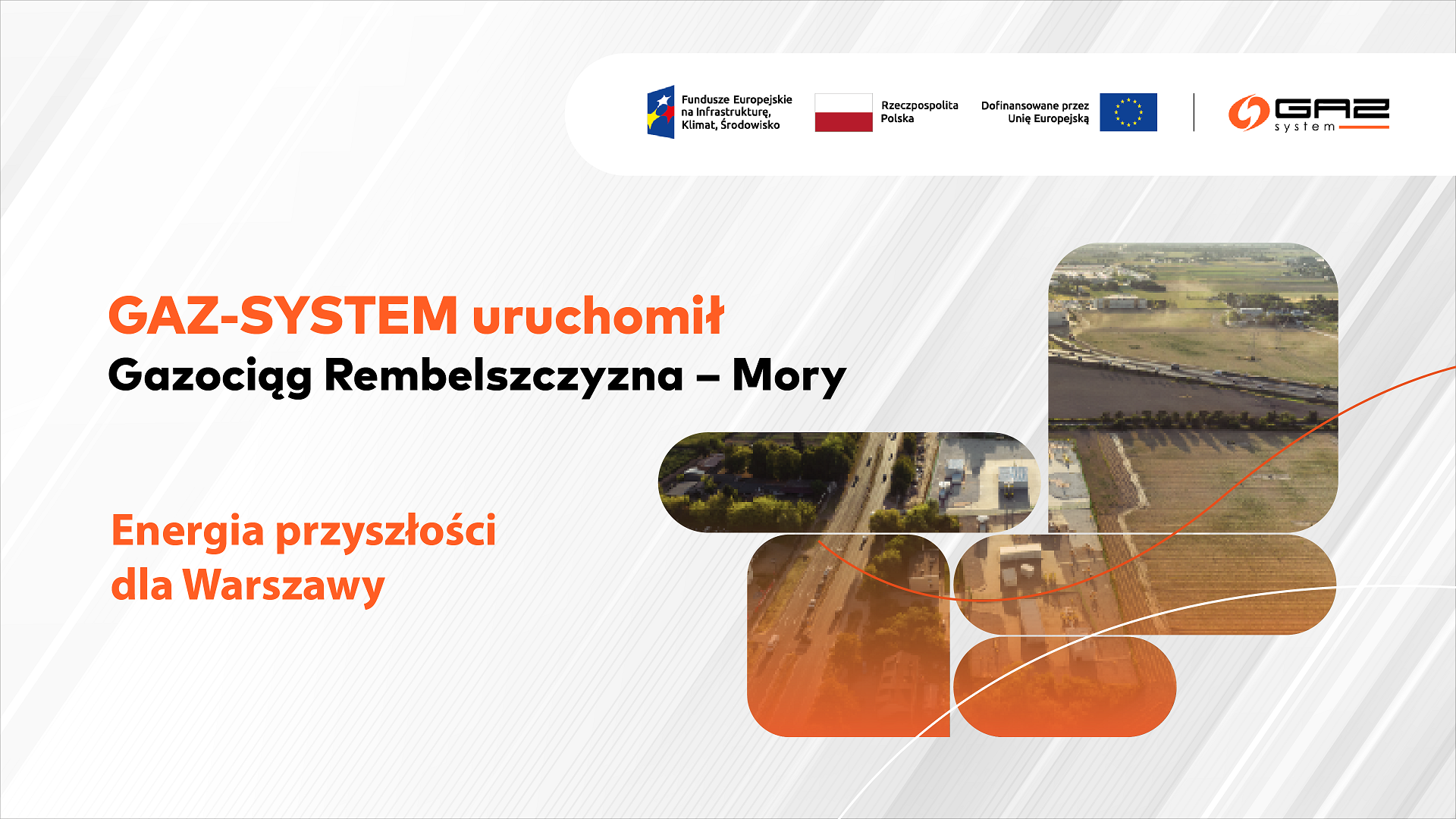 Zakończenie budowy gazociągu Rembelszczyzna-Mory